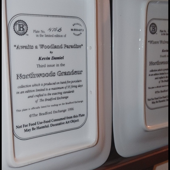 COPY - Collectible plate set of 4 - Picture 12 of 13